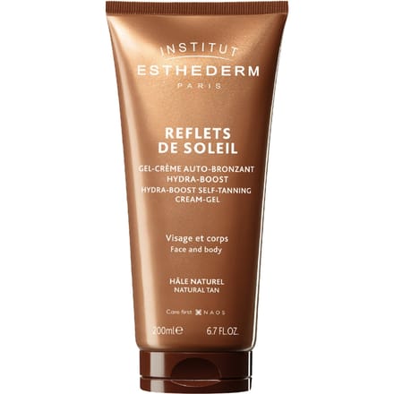 Institut Esthederm Reflets de Soleil Hydra-Boost Self-Tanning Cream-Gel Face and Body Natural Tan 200 Crème