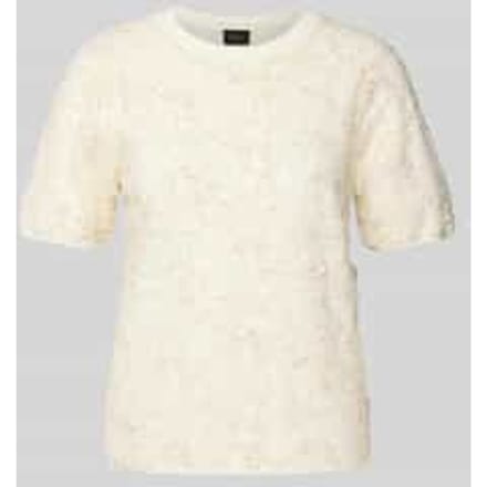 Regular fit shirt met glittergaren en pailletten