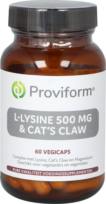 Proviform L-Lysine 500 mg & Cat's claw - 60 vcaps