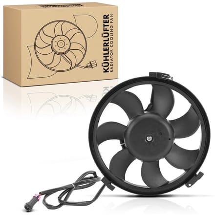 Frankberg 1x Motorradiator enkele ventilator