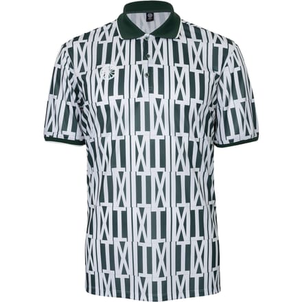 The Indian Maharadja Pique Printed Polo Heren - Maat M