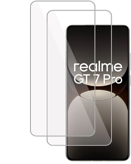 2x TechNow Screenprotector geschikt voor Realme GT 7 Pro – Gehard Glas - Proteqt+