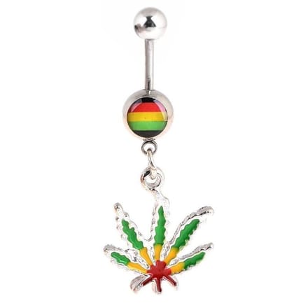 Fako Bijoux® - Navelpiercing - Weed - Jamaica