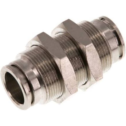 12mm Messing Insteekfitting Schotdoorvoer NBR