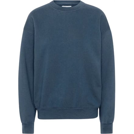 Sweatshirt ronde hals Colorful Standard Organic oversized petrol blue
