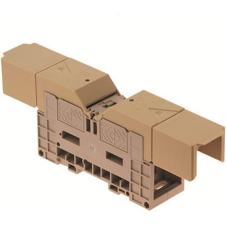 Weidmüller 1049240000 Doorgangsserieklem 42 mm Boutaansluiting Donkerbeige 4 stuk(s) Piece