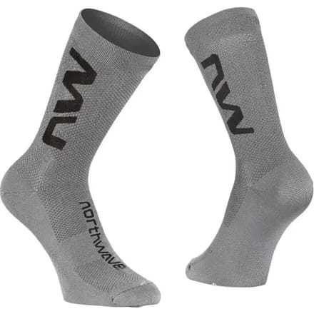Fietssok Northwave Extreme Air Sock Grey Black-Schoenmaat 34 - 36