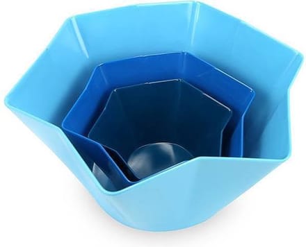 Cookut Keuken Strass Saladeschalen Set 3 Stuks Blauw