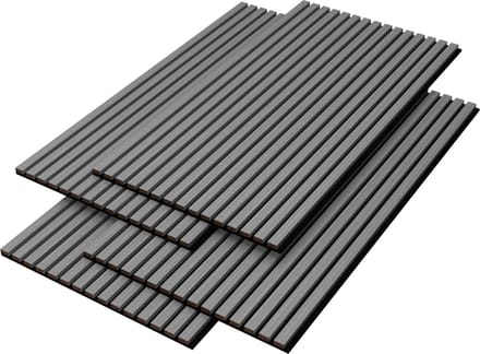 Akoestisch Wandpaneel Vang set van 4 mdf 2,88 m² eiken grijs