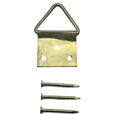 Sencys Muurhaakje Voor Schilderij Vermessingd - 20x20mm - Goud - 10 Stuks