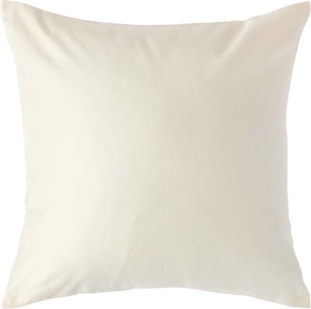 Homescapes Luxe Satijn Kussensloop 40x40 cm – Crème – 100% Egyptisch Katoen – Draaddichtheid 1000