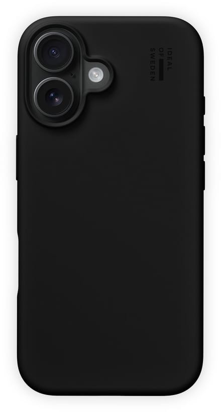 iDeal of Sweden Silicone Case met magnetische ring geschikt voor iPhone 16 Plus Black
