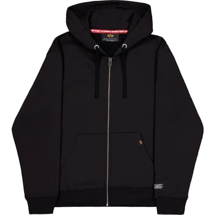 Zipped hoodie Alpha Industries Labe Back Print
