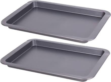 Bakplaat - 2 stuks - universeel - 33 x 23 cm - max 220 - 240 graden celsius