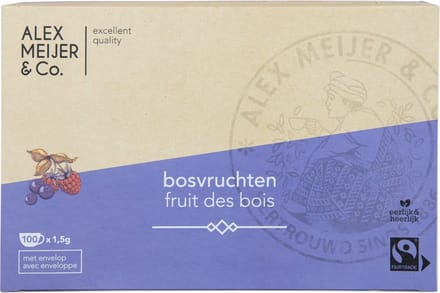 Alex Meijer - Bosvruchten Thee FT - 100 stuks x 1,5 gram