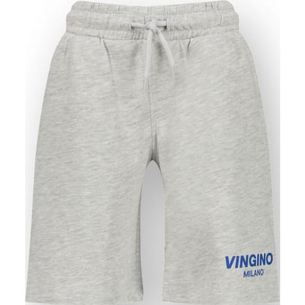 Vingino Boys Basic-short Short Fearless Grey Melee Taglia: 2 | Pantaloni Outlet | kids | Grigio