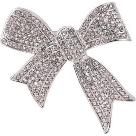 Strass Hoge -Eind Strik Broche Vrouwelijke Persoonlijkheid Hoge -Eind Kleding Jas Speld Accessoires Temperament Corsage gray