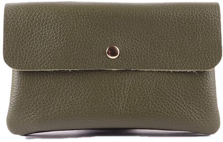 Giuliano lederen schoudertas Filou - Leer - Dames - Made in Italy - Groen