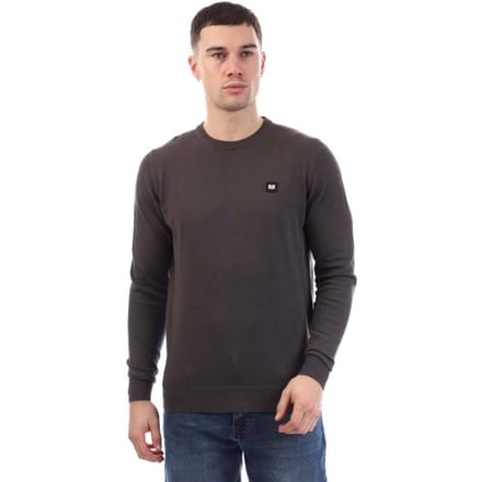 Weekend Offender Heren-sweatshirt van katoen uit Argentinië (Houtskool)