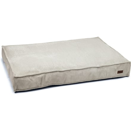 Designed by Lotte Loungerkussen Ribbed, lichtgrijs ca. 120x80x15cm hond
