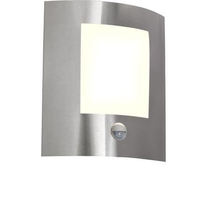 QAZQA emmerald - Moderne Wandlamp met Bewegingsmelder | Bewegingssensor | sensor voor buiten - 1 lichts - D 105 mm - Staal - Buitenverlichting