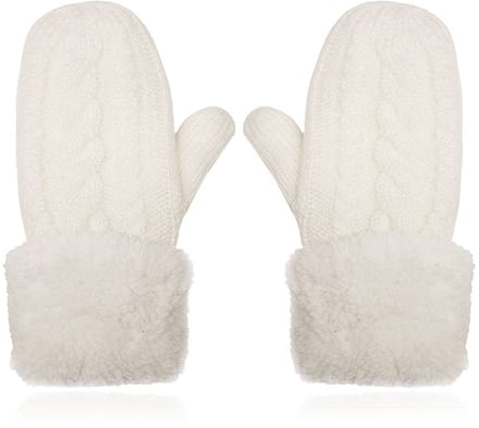 LGT JWLS Witte Gebreide Dameswanten - Warm en Comfortabel
