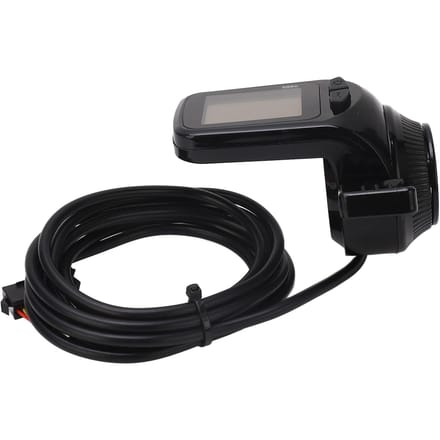 S886 LCD-displaypaneel Lichtgewicht Waterdicht LCD-displaypaneel met Duimgashendel Koplamp black