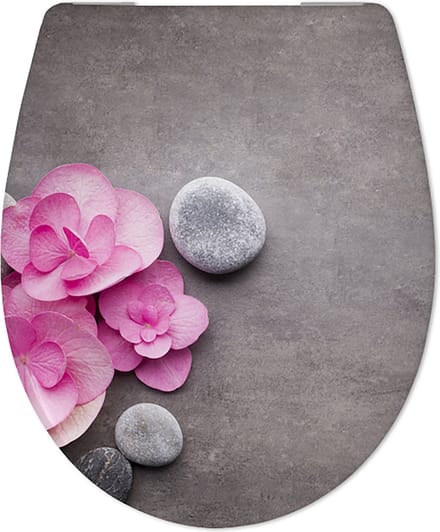 Cedo Toiletzitting softclose met quick-release universeel Orchid stones