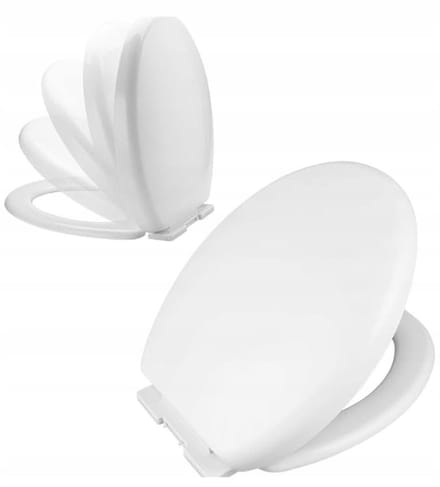 Galicja - Wc-bril Set - Wit - 43,5x37x5,8 cm - Zacht Sluitend