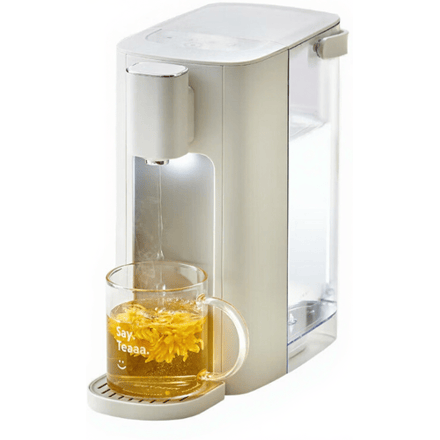 Bear YSJ-E40T2-NEW - warmwaterdispenser - 3 L, 6 temperaturen, snelkookfunctie, digitale weergave