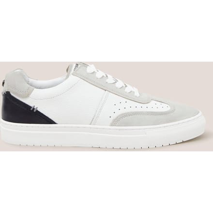 White Stuff Leather Lace Up Trainer White Multi Taglia: 12 | Sneakers Outlet | Uomo | Bianco