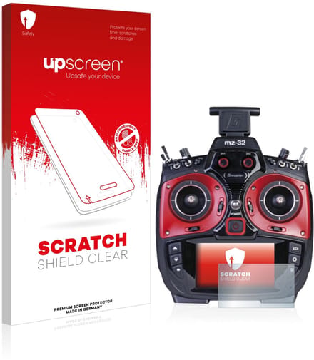 upscreen - Screenprotector voor Graupner MZ-32 (3.Gen) - Folie Beschermfolie transparant