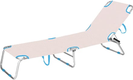 Solstol Marbueno Aluminium Opvouwbaar 187 x 24 x 58 cm