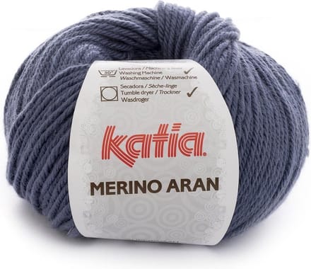 Katia Merino Aran - 58 donker denimblauw - Merinogaren
