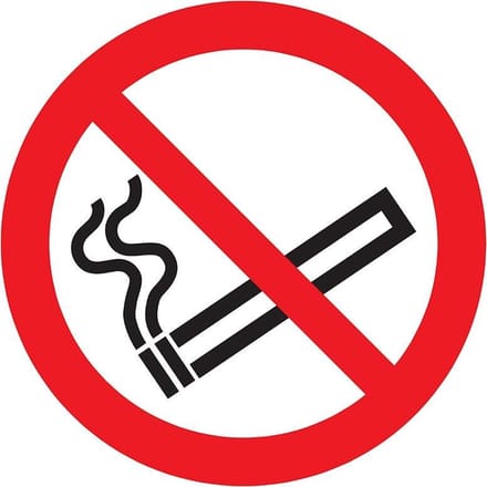 Pickup Pictogram rond diameter 20 cm - Verboden te roken
