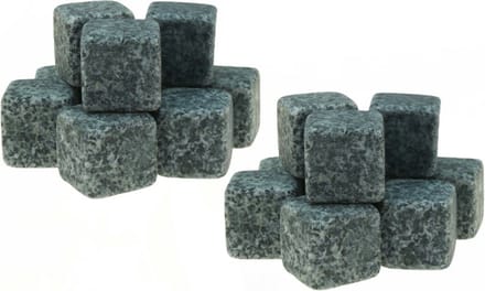 Kruger Whiskey ijsblokjes - stenen - 18x stuks - 2,5 cm