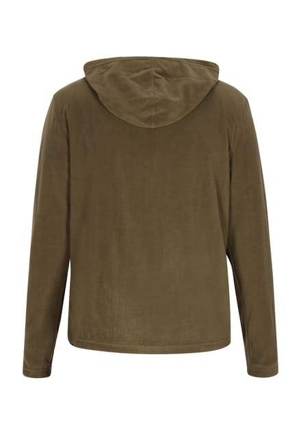 Mo Fleece jas Heren kaki