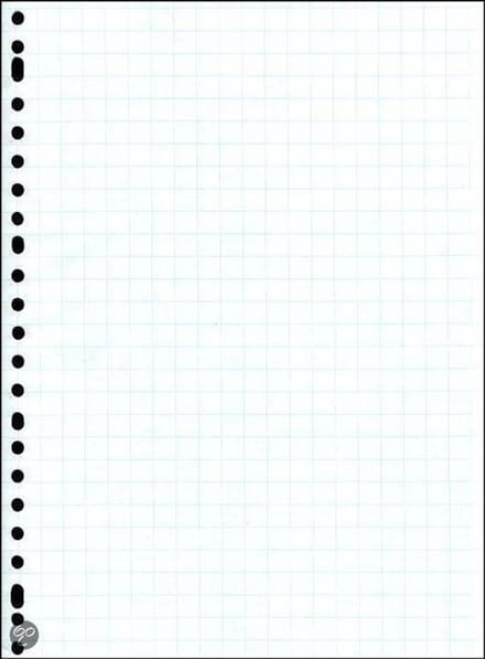 Benza - Ringbandblok, Wiskundepapier Ruit 10 mm A4 - 23 ringen