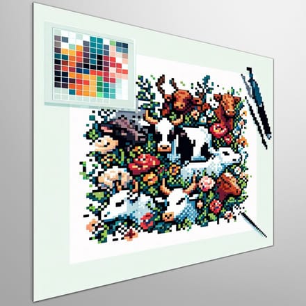 Kunstprint | Wanddecoratie | Dibond | 80 × 80 cm