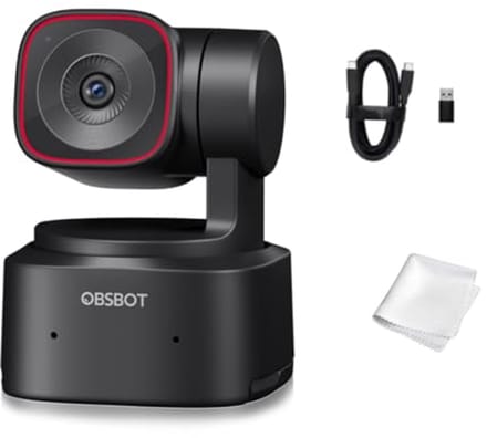 4K PTZ Webcam met AI Tracking en Microfoon - Geschikt voor Conferenties en Streaming
