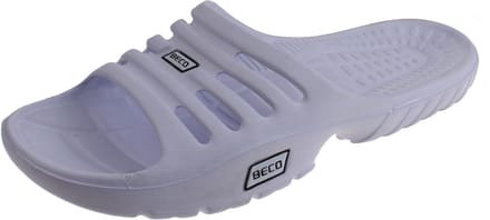 BECO Heren Badslippers - Wit - Maat 48