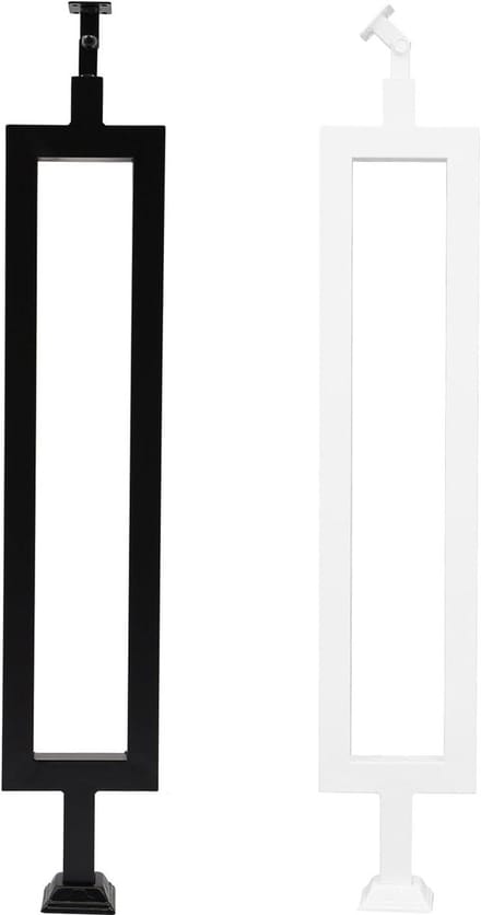 Trapleuning - Balkonleuning - Veiligheid Thuis - Zijdelingse Montage - 85 cm - Zwart