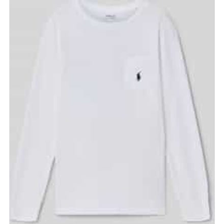 Regular fit shirt met lange mouwen van puur katoen
