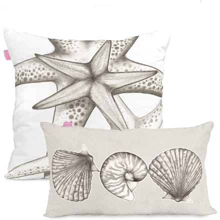 Set van 2 kussenhoezen Coral | Happy Friday