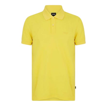 Boss Heren Firenze Katoenen Poloshirt (Helder geel)
