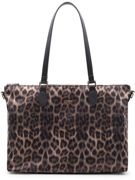 L.CREDI handtas schoudertas Salena Handtasche Braun / Mix bruine