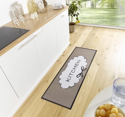 Flycarpets Loper - Keuken - Kitchen - Bruin 50x150 cm