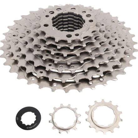 9 Speed 12-36T Freewheel 9 Speed Cassette Aluminiumlegering Fiets Fiets Freewheel voor Elektrische Fiets Bromfiets gray