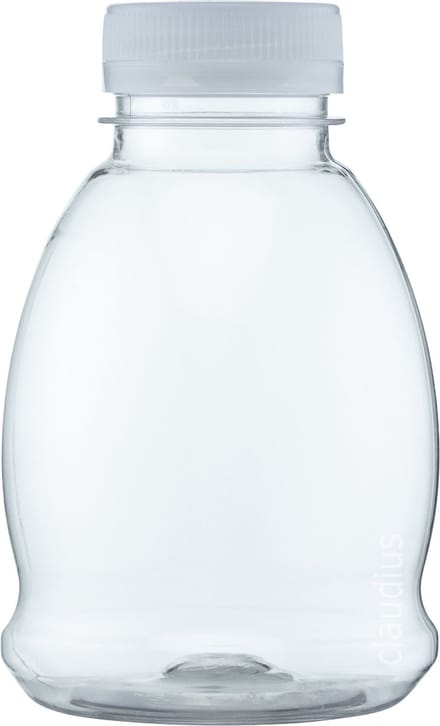 Lege Plastic Fles 250 ml PET transparant - met witte dop - set van 10 stuks - Navulbaar - Leeg