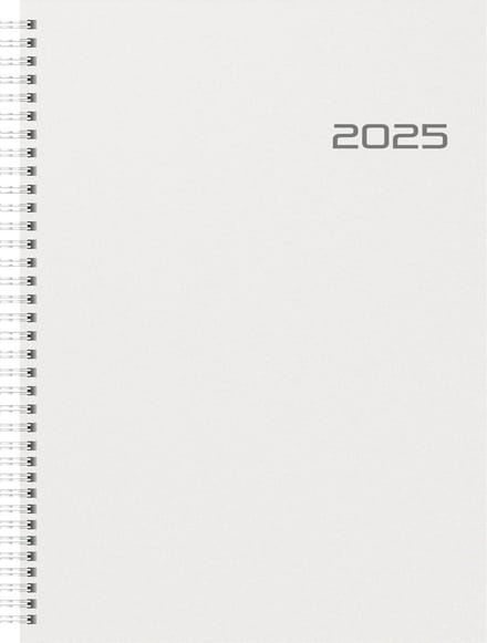 Navulagenda 2025 A4 Weekoverzicht PP Cover - 144 Pagina's
